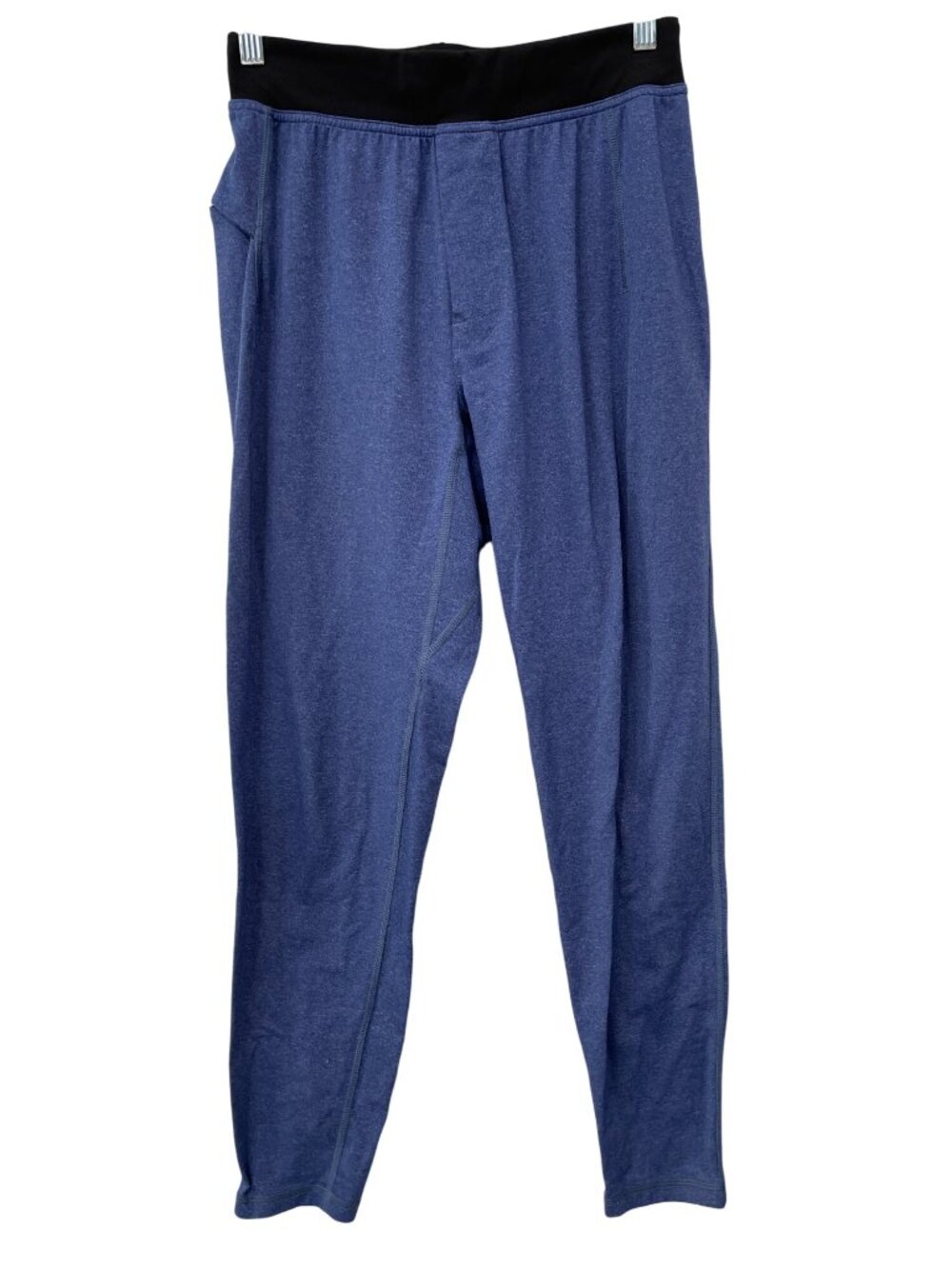 Lululemon Athletic Pant Small Elastic Waist Pull On Blue Black Athleisure Sporty